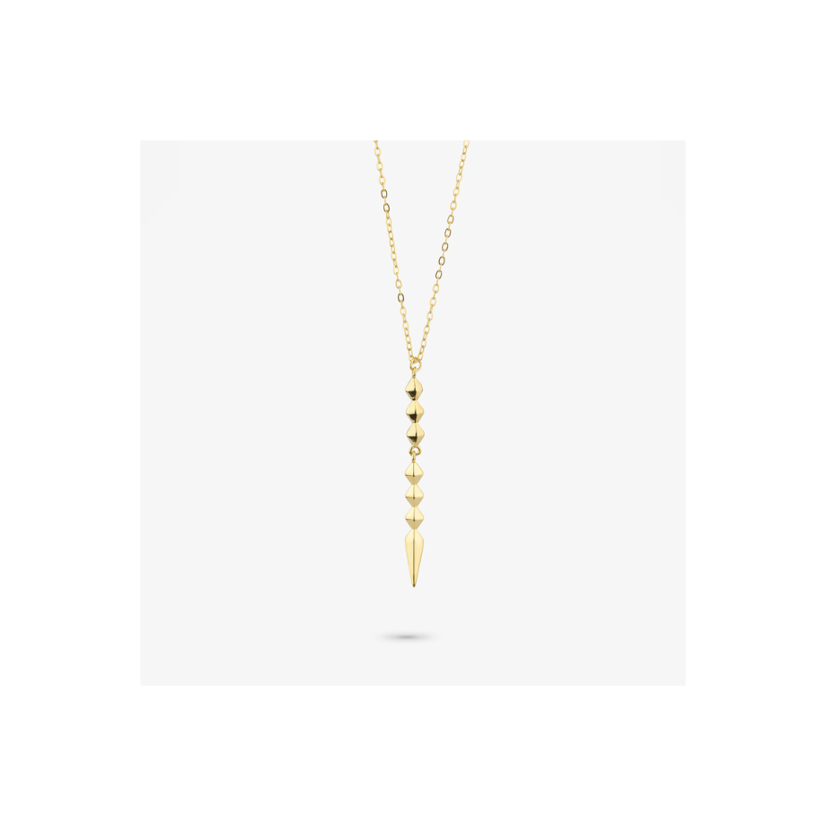 Colar Dourado Mulher PUNK