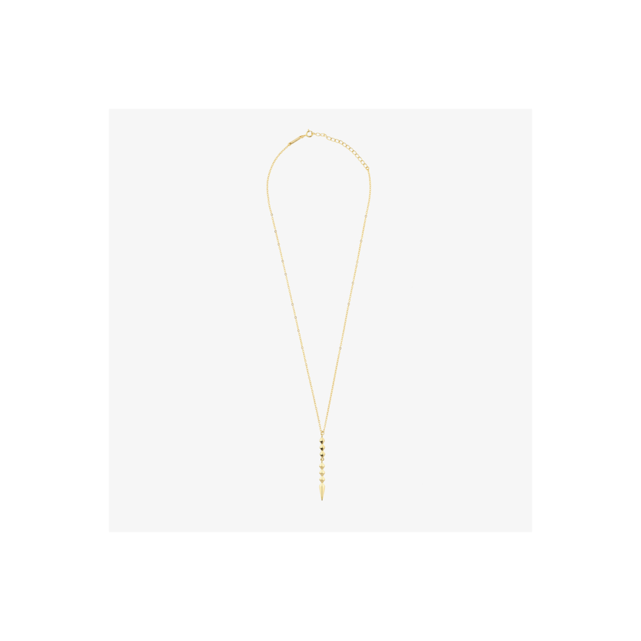 Colar Dourado Mulher PUNK