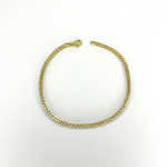 Pulseira Ouro 19.2Kt Estilo Riviera