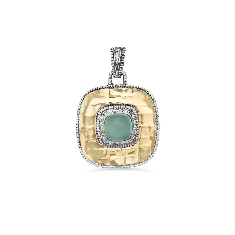 Medalha Gumus Prata e Ouro 9kt