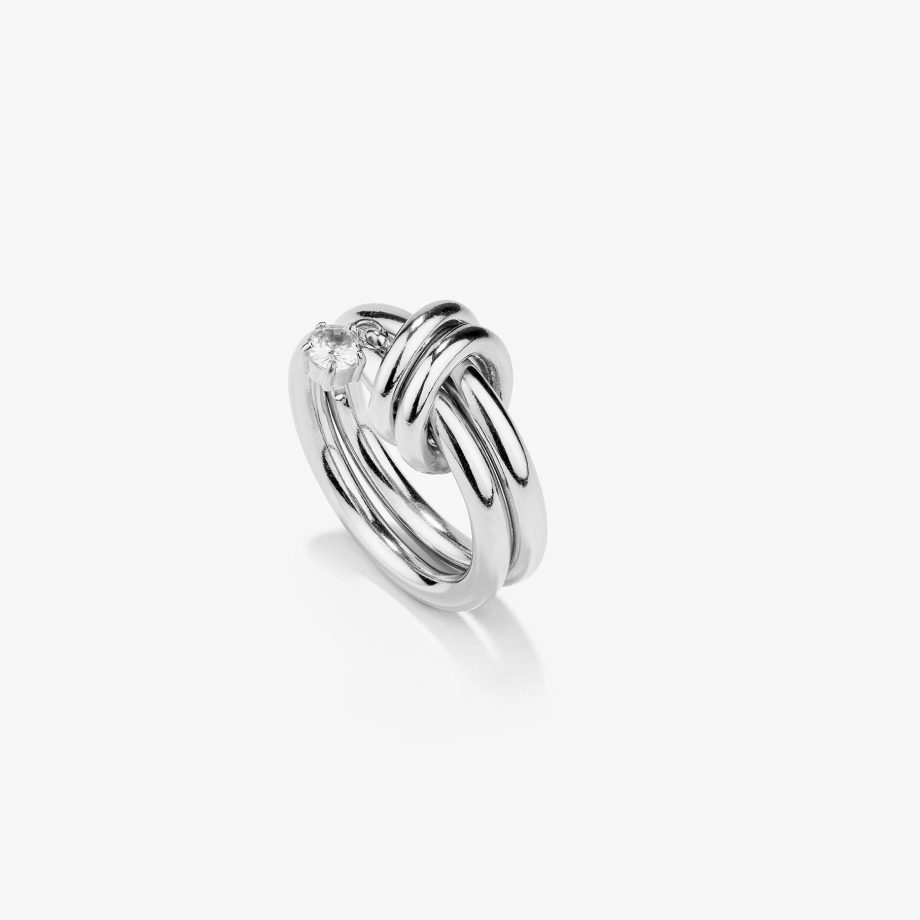 Anel Radiant Zendaya Loop Prateado RY000256-16