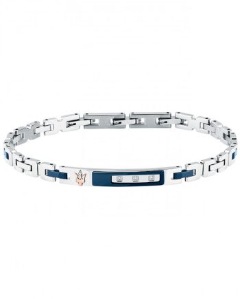 MASERATI  Pulseira Diamonds Azul